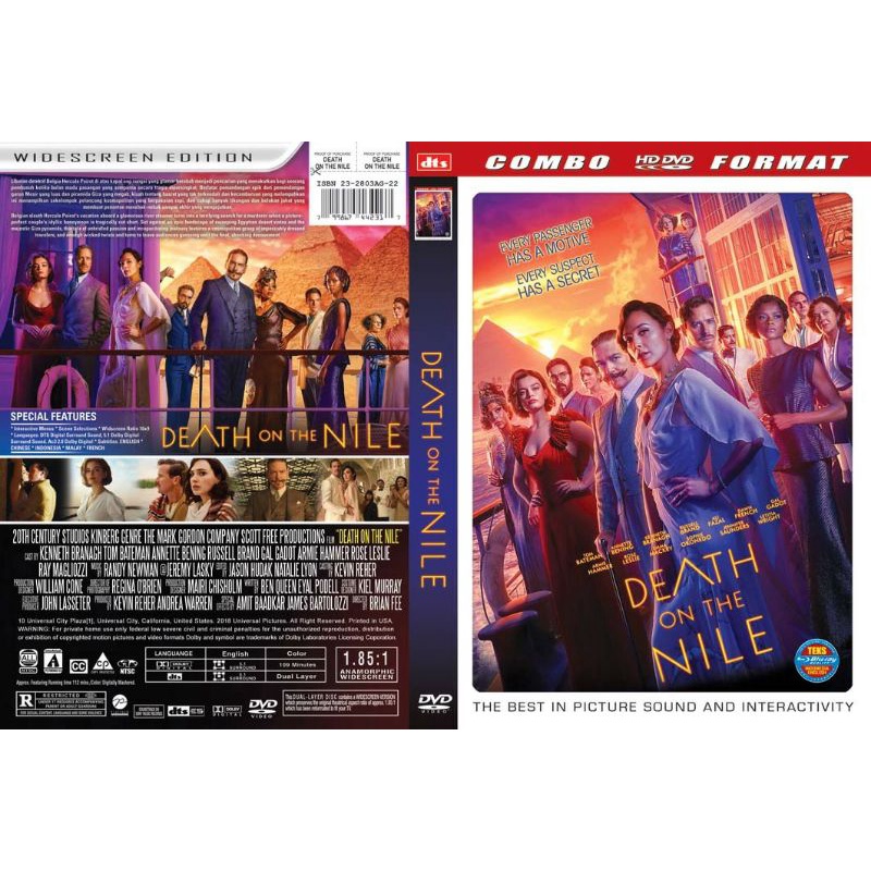 Kaset film crime : DEATH ON THE NILE