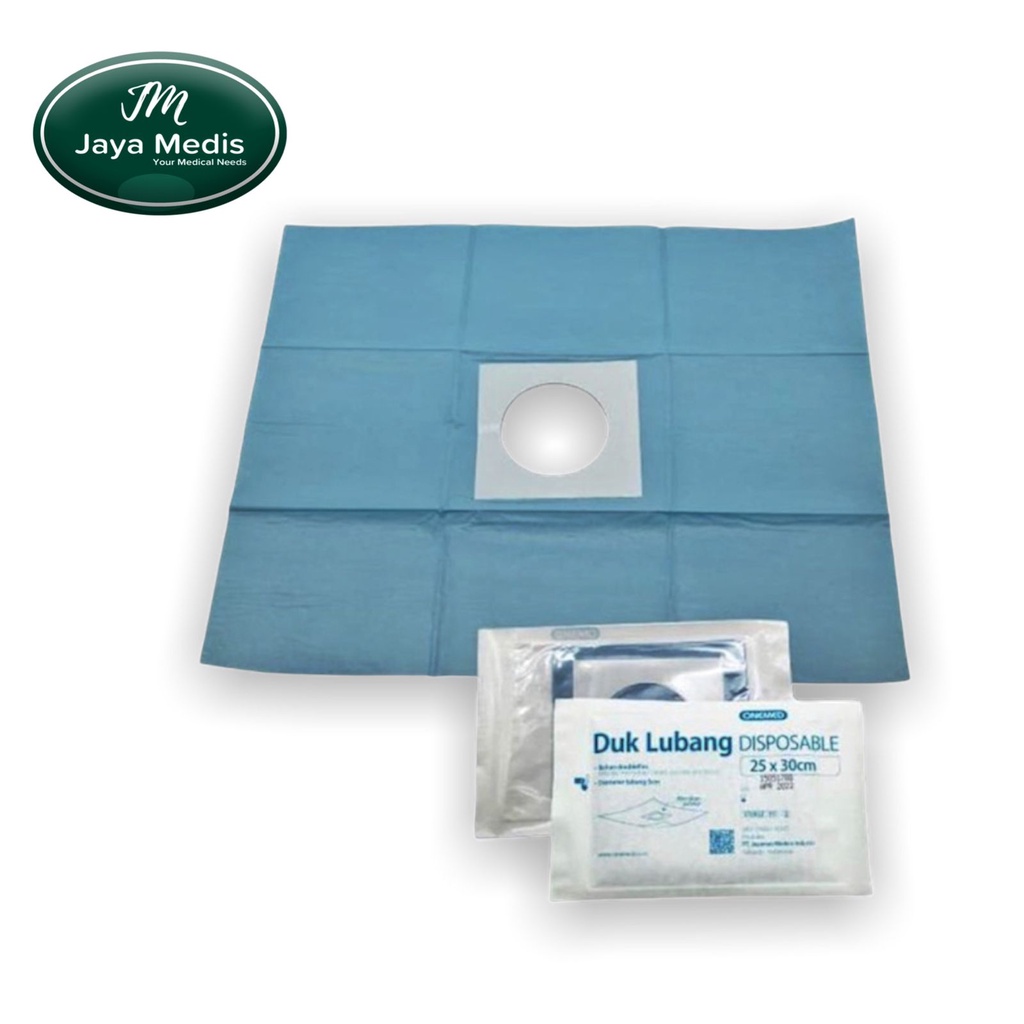 Duk Lubang Steril - Duk Operasi Bolong 25 Cm × 30 Cm - Onemed
