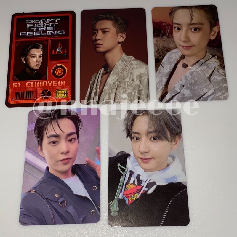 PHOTOCARD CHANYEOL XIUMIN DONT FIGHT THE FEELING
