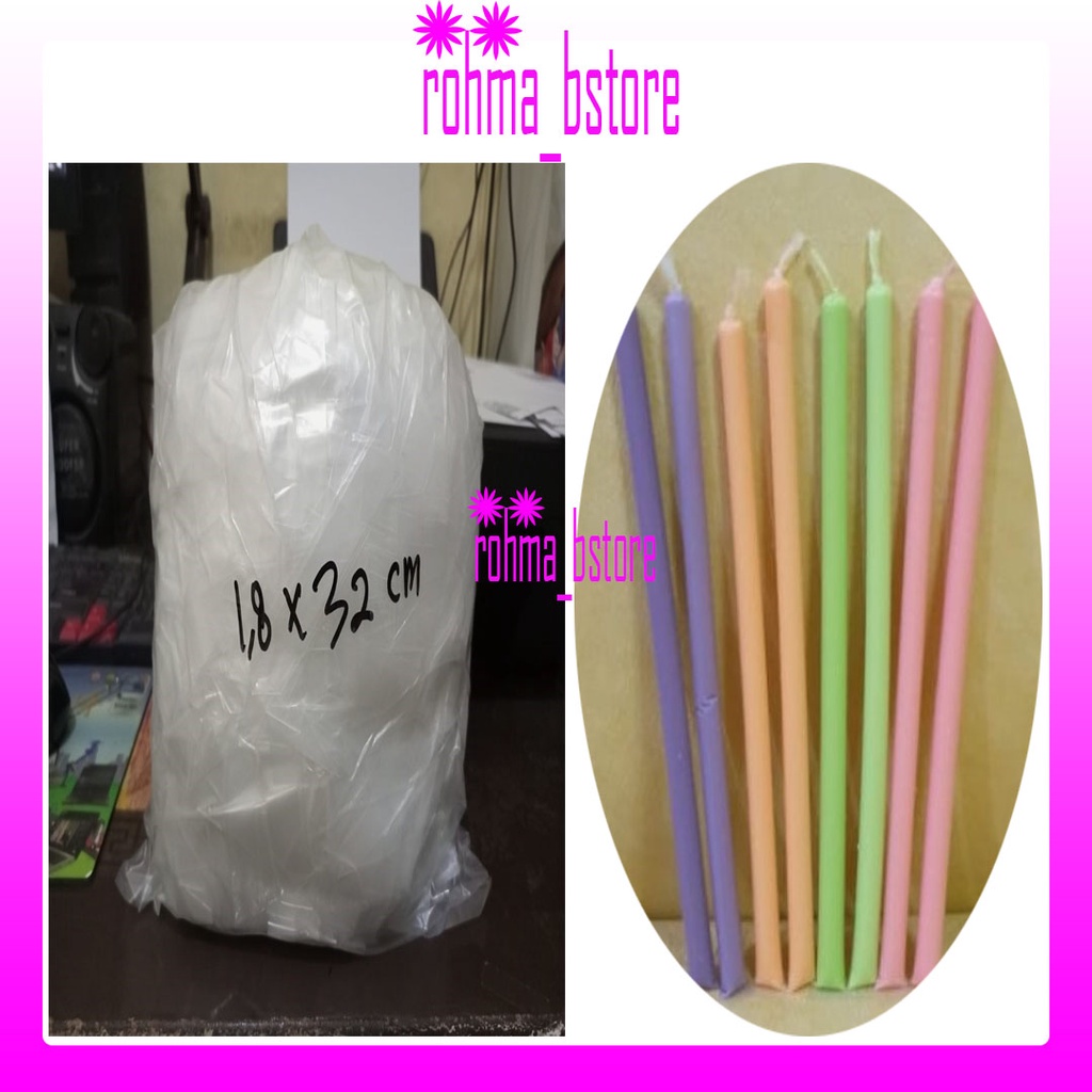 

Plastik Es Pensil Panjang 1,8x32cm 100 gr - Plastik Kemasan Es - Plastik Es Lilin Mambo