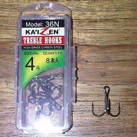 TREBLE HOOK KAIZEN (Color SILVER CHROMED)