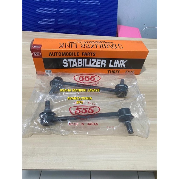 LINK STABILIZER AVANZA XENIA 555 JP HARGA 1SET 2PC  STABILIZER LINK AVANZA 555 JP