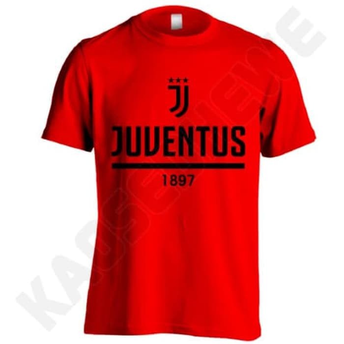 KAOS JUVENTUS 1897 - 02 - BK - MERAH UKURAN S-XXL