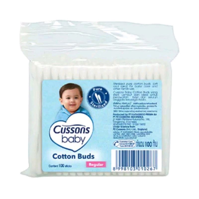 Jual CUSSONS BABY COTTON BUDS REGULER 100 STICKS Shopee Indonesia