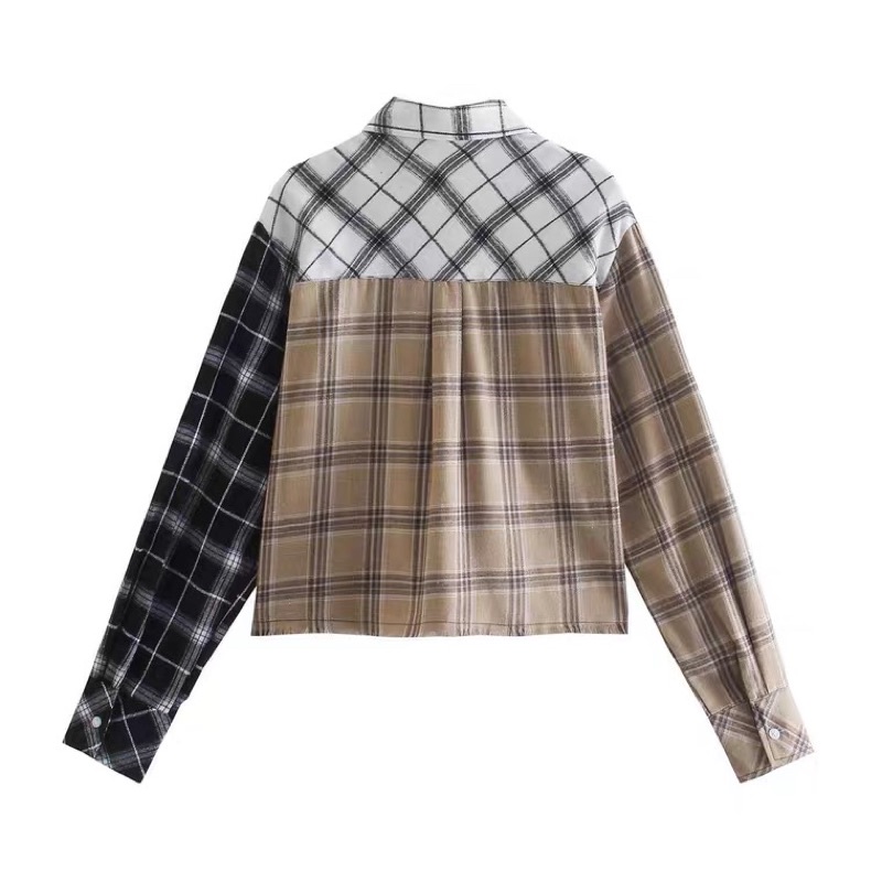 Arina Flannel Blouse / Baju Atasan Kemeja Flannel Wanita Import