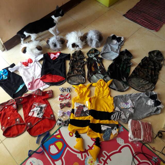 Pesanan khusus baju kucing atau anjing murah meriah