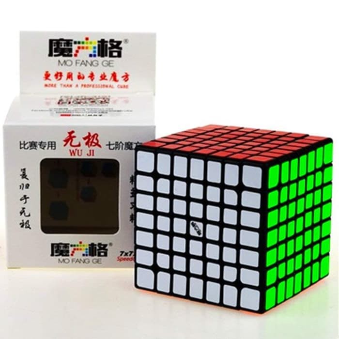 Parling Laris Rubik 7x7 Qiyi Wuji 7x7 Black Base Murah