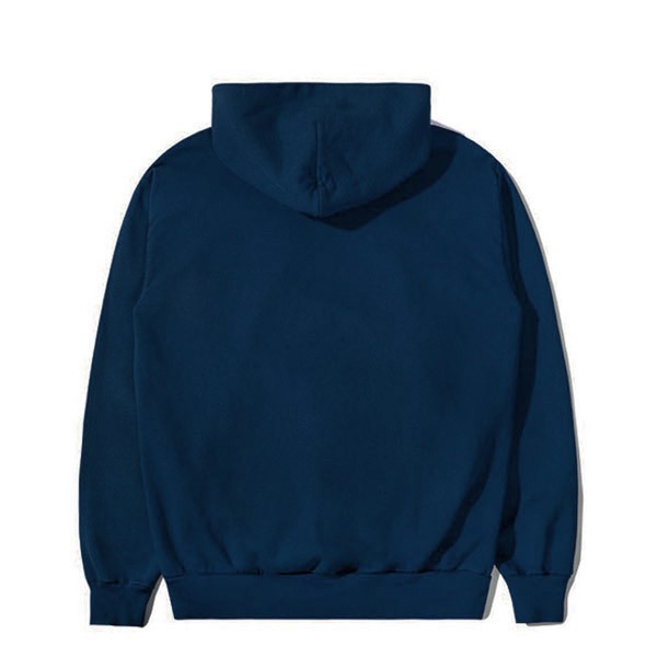 CLAPS - Navy Basic Zipper Hoodie (Hoodie Polos Dewasa)