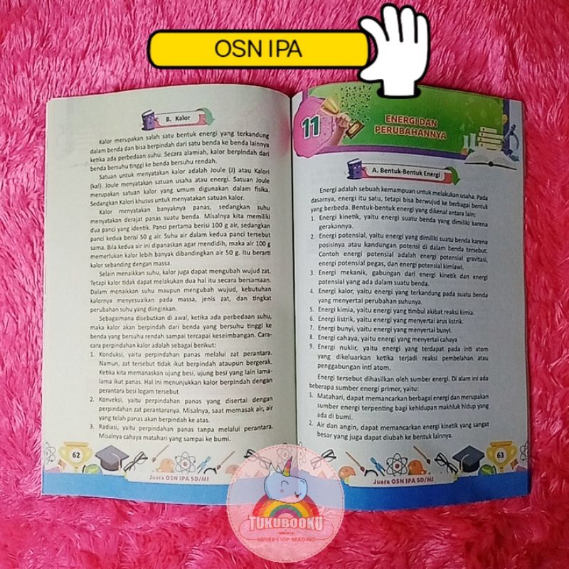 Buku Olimpiade Sains Nasional SD Juara OSN Matematika dan Juara OSN IPA untuk SD MI Lengkap-1