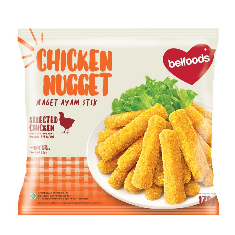 

Chicken Nugget Stik Belfoods 170 gr