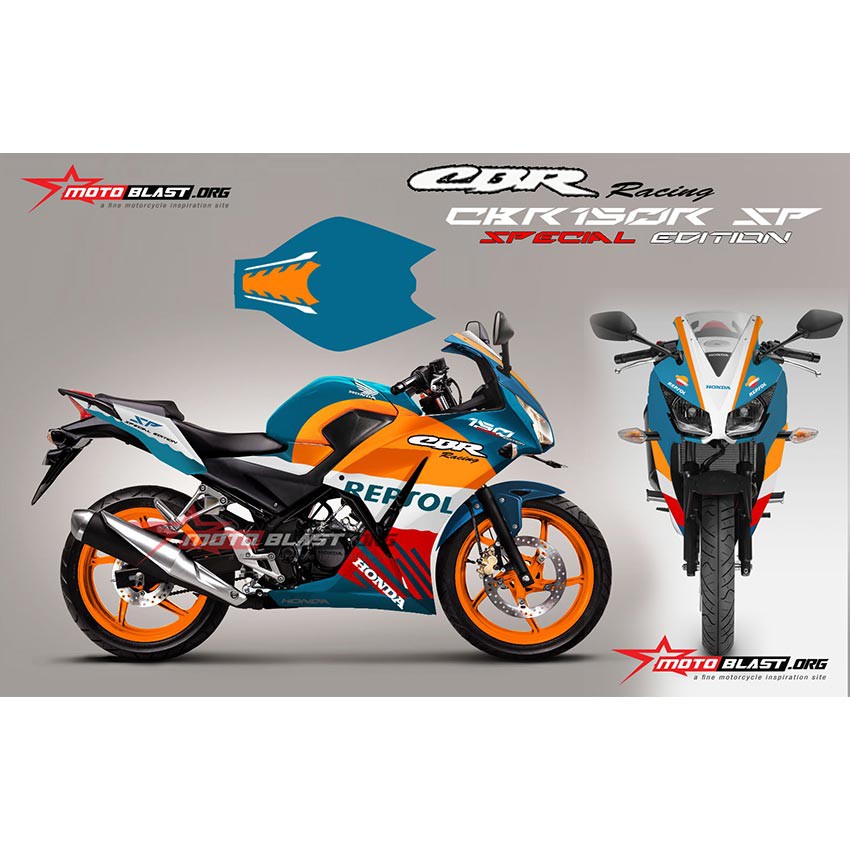 Decal Stiker Full Body Honda CBR150R Lokal Reps eNSR150SP Motoblast