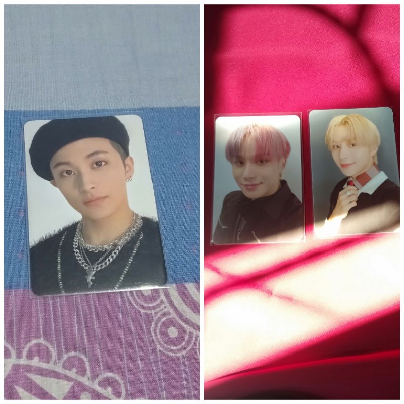 Photocard pc Doyoung jungwoo Mark luggage sticker Earthquake, dreaming, jw favorite classic