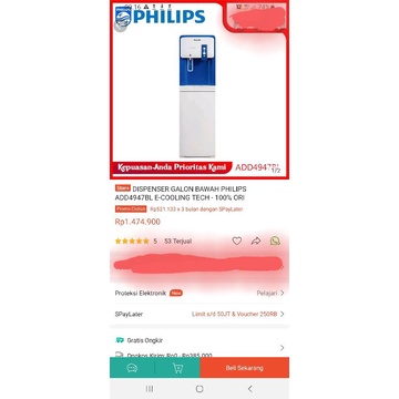 DISPENSER GALON BAWAH PHILIPS