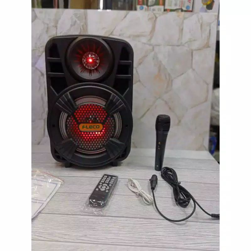 SPEAKER BLUETOOTH FLECO F 804 N + BONUS MIC, BONUS REMOT 8606 955 8604