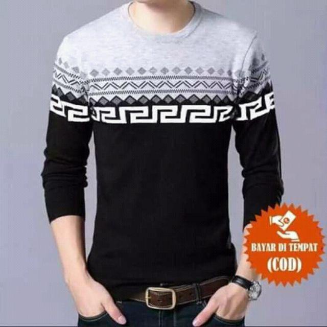 Sweater Rajut Labarin Batik | Switer Rajut Pria | Sweater Rajut | Outerwear | Knitwear