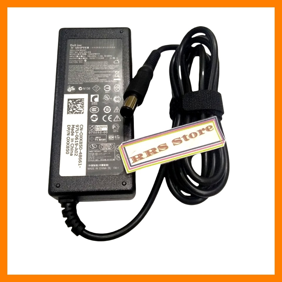 ADAPTOR LAPTOP DELL 19.5V 3.34A 7.4 x 5.0 mm 65W Adaptor Charger for Dell HA65NS5-00 09RN2C DA65NM111-00 LA65NS2-01 PA-12 Inspiron 17 1750 1764 1720 Dell Latitude 2110 2120 E5420M E5430 E6330 E6430 E6530