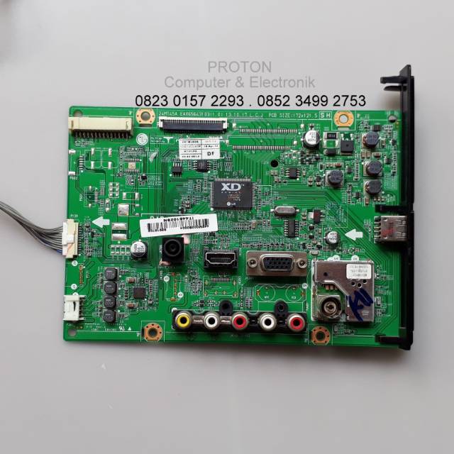 Mainboard LED TV LG 28MT45A 28MT45A-PT . 24MT45A 24LB450A EAX65643103 . Mesin Matherboard Hannstar J