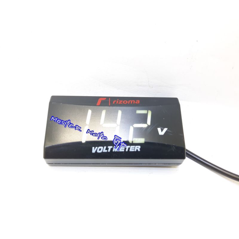 Volt meter Rizoma Voltmeter digital rizoma anti air voltmeter aki