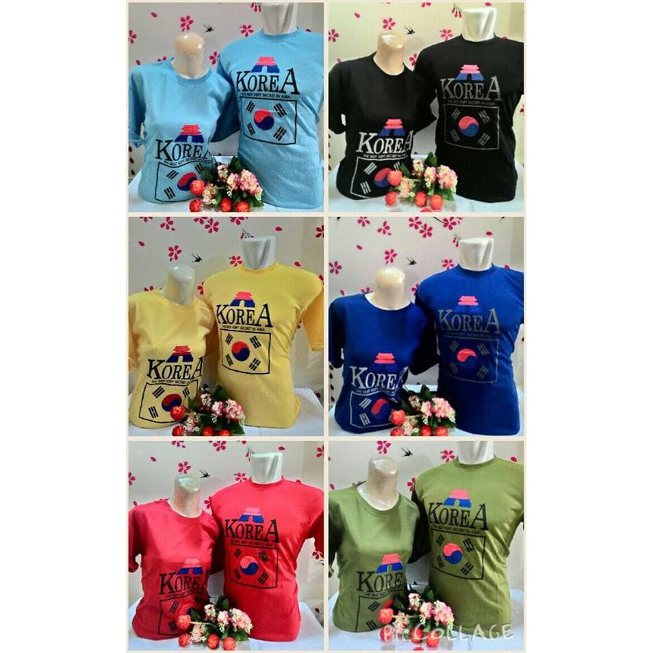 Kaos Negara - Kaos Oleh-Oleh Negara Korea Top Quality