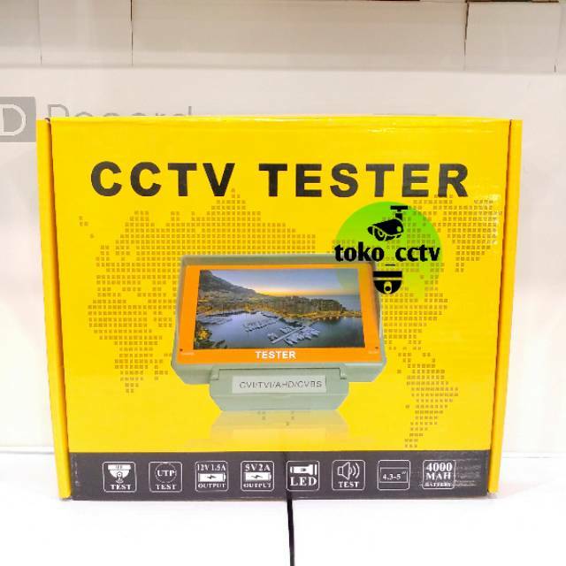 Tester cctv all in one ahd analog hdtvi hdcvi test kabel Lan