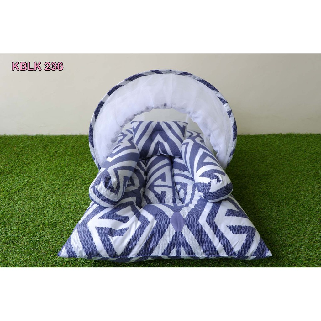 Grosir ElhaBaby KBLK236 Kasur Bayi Lipat Kelambu Aneska I Babyshop