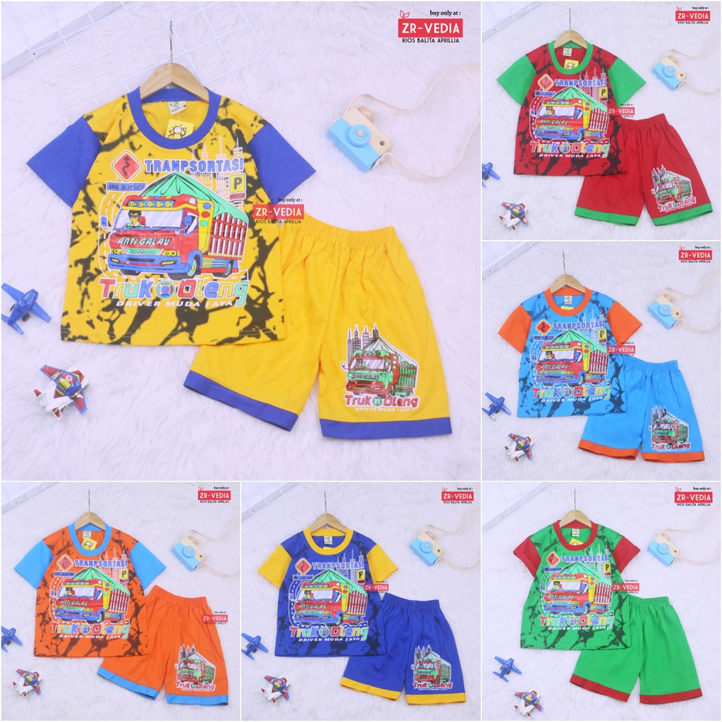 Set Anak Cakka uk 9-10 Tahun / Celana Baju Anak Kaos Karakter Pendek Laki Cowok Lucu Lengan Setelan