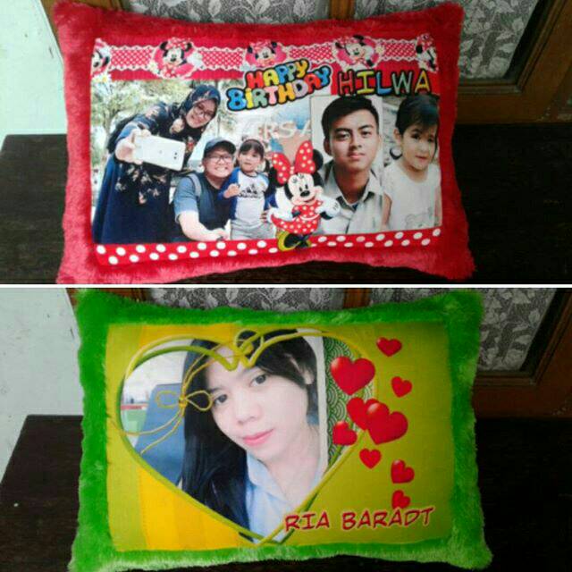 Bantal Foto Cantik Ukuran 40x60