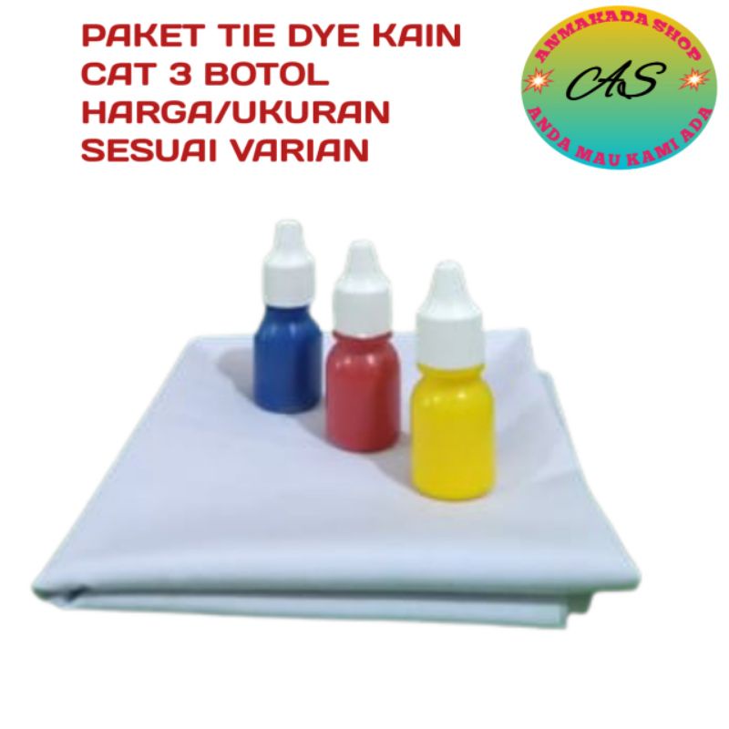 

Paket tie dye cat kain 15ml 3botol