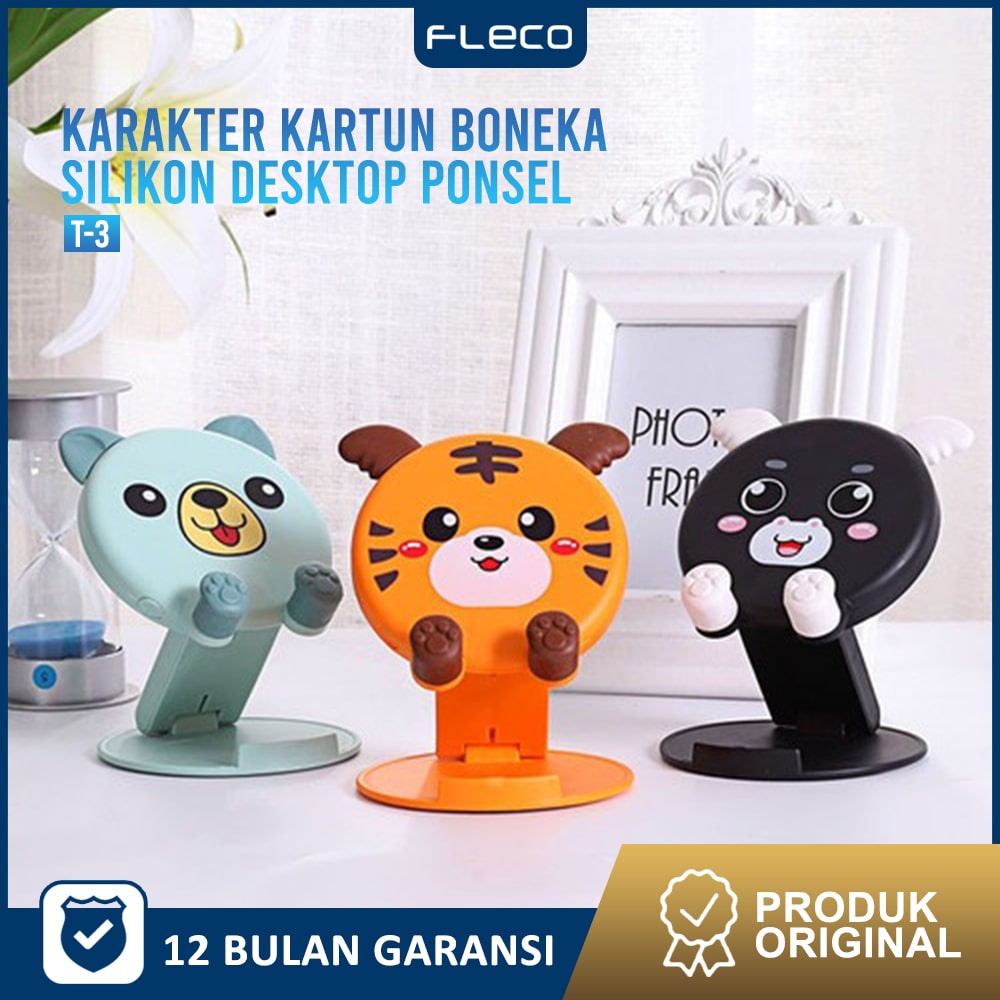 Holder Hp Karakter Murah Phone stand Holder universal Holder Handphone T3 original karakter 5D lucu Phone Holder FLECO