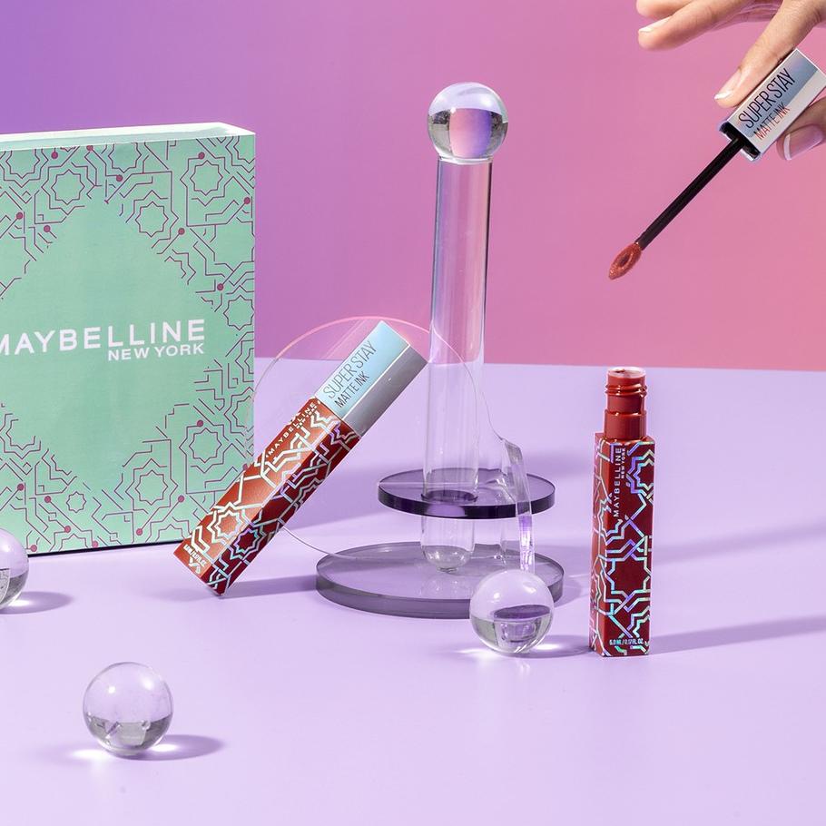 Termurah KODE-288 Maybelline Ramadan On Fleek Gift Set - SSMI Liquid Matte Lipstik 355 & 360 Ramad