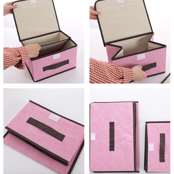 ☀ INDOLAND ☀ R583 Box Organizer 2 in 1 Colour Storage Box Tempat Penyimpanan (1pc dpt 2box)