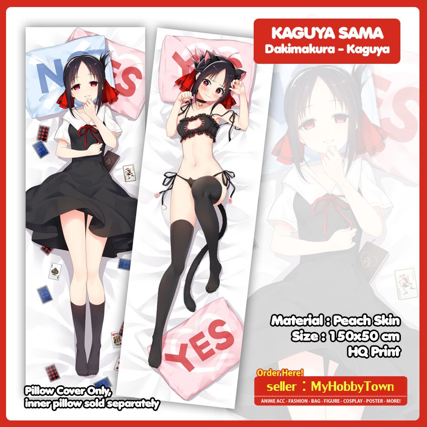 Sarung Bantal Anime Dakimakura Kaguya-sama Love Is War : Kaguya Shinomiya