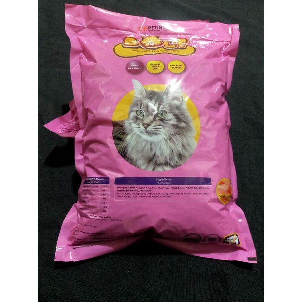 Makanan Kucing Bolt Salmon Repack