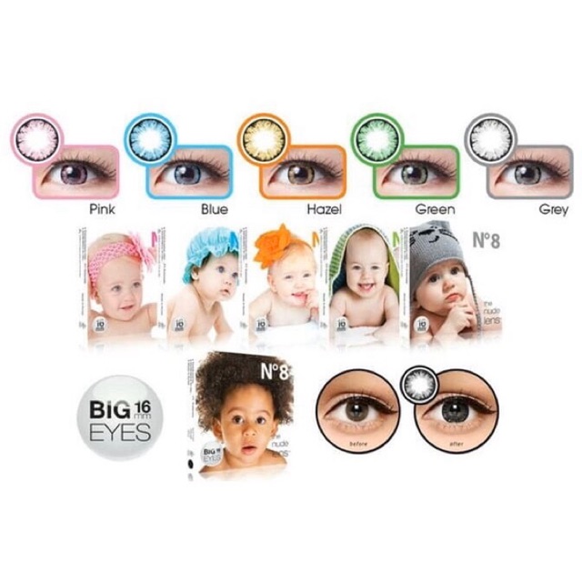 SOFTLENS ICE N8 / ICE NO8 BY X2 FREE LENSCASE / SOFLENS / SOFTLEN