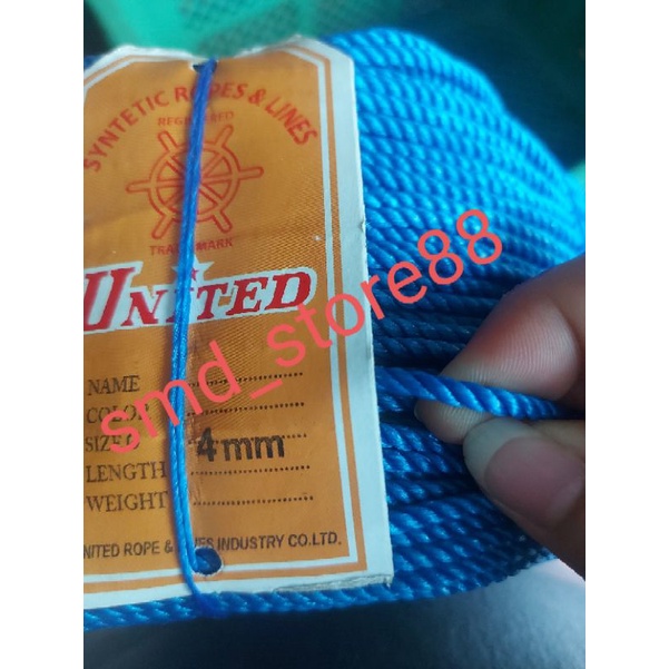 Tali tampar UNITED 4mm tali tambang ac