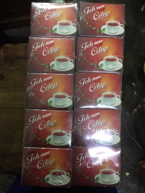 Teh Celup Sosro 10 box isi 30 / Teh Sosro Kotak 30 bags / Teh Celup 30 teabags