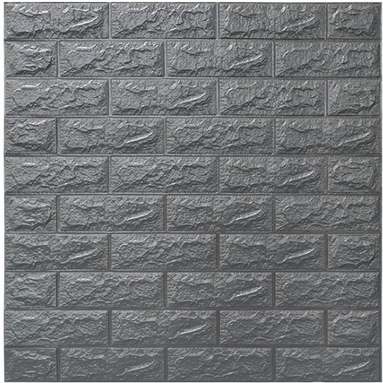 Ready Stock Wallpaper Dinding 3d Stiker Dinding kamar tidur hiasan dinding kamar tidur Dekorasi home living-ZW-6 Hitam