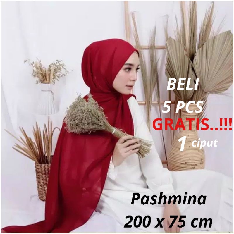 Pasmina diamond 200x75 Hijab Kerudung pashmina