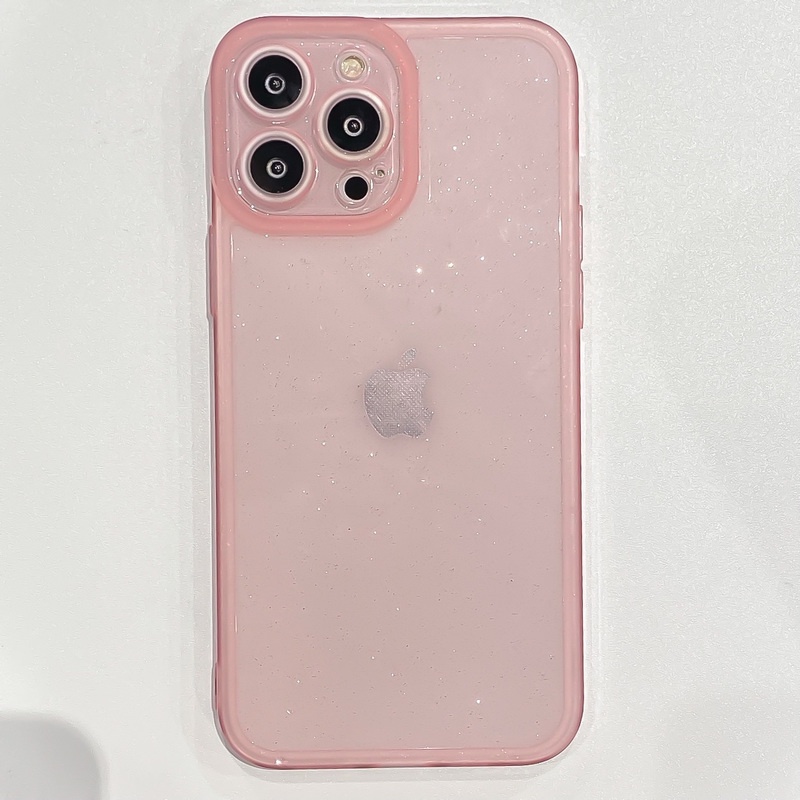 Soft Case Tpu Transparan Motif Mata Pupil Glitter Untuk Iphone 13 12 11 Pro X Xs Max 7 8 Plus