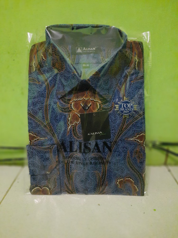 Alisan Original Kemeja Batik Lengan Panjang Reguler - 10356