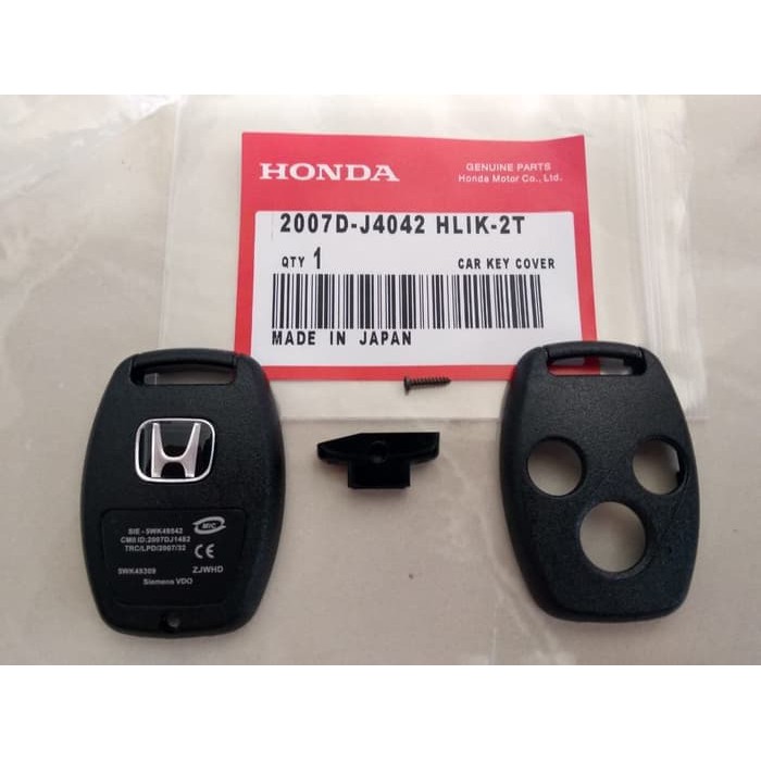 COVER KUNCI CRV 3 TOMBOL - KESING CASE SARANG SARUNG CASING RUMAH KUNCI REMOTE HONDA CRV 3 TOMBOL