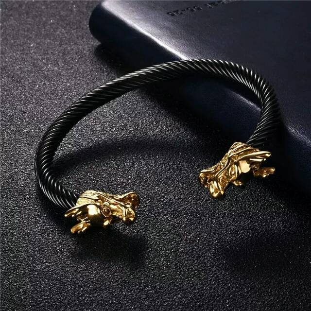 Gelang naga hitam gelang pria cowok