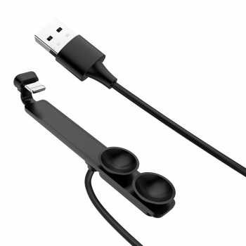 Kabel Charger Gaming Lightning Elbow Fleksibel HOCO 2A 1.2 Meter CNS