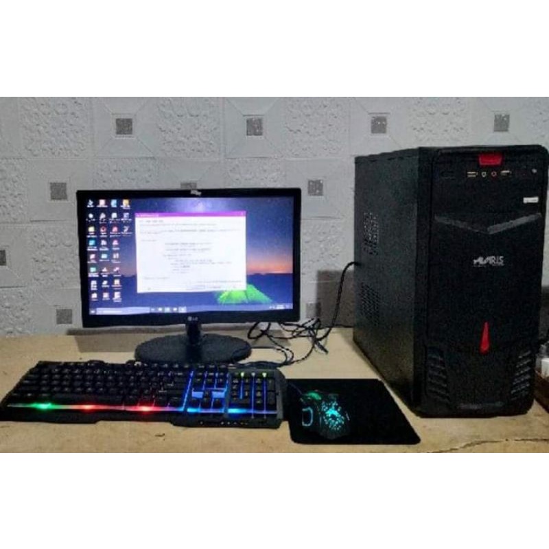 Komputer PC Gaming 1 Jutaan Fullset Siap Pakai