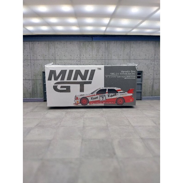 Mini GT Mercedes Benz 190E Evolution 2 II #7 East Deutsche Turenwagen AMG Mercedes