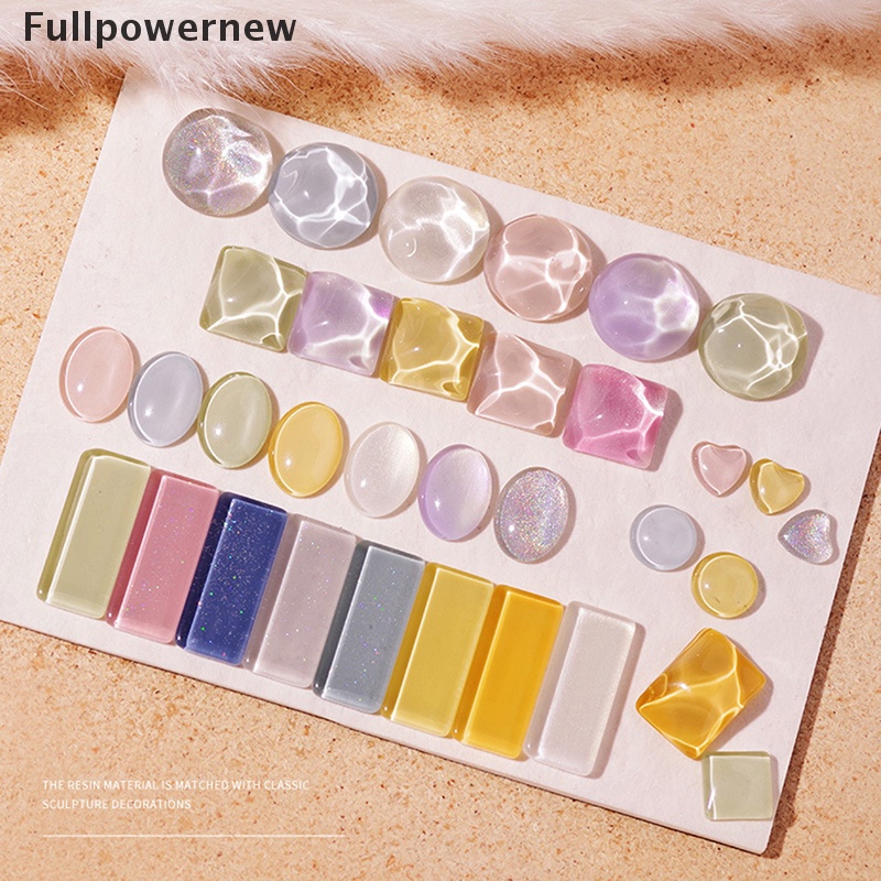[FULL] 40Pcs Transparent Glass Nail Art Display Showing Polish Color Board Tips Tools