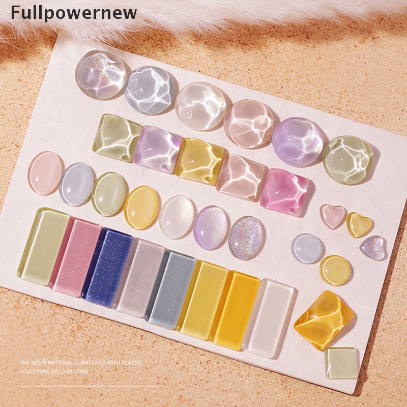 [FULL] 40Pcs Transparent Glass Nail Art Display Showing Polish Color Board Tips Tools