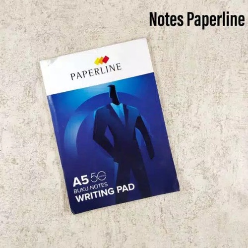 

Block Note Garis Paperline A5 ( 1 Pack = 5 Buku ) / Buku Pad ukuran A5