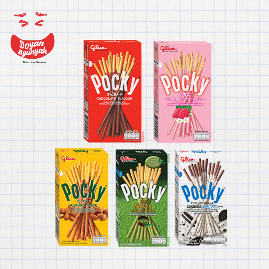 

Pocky - Biskuit Stik Salut Coklat