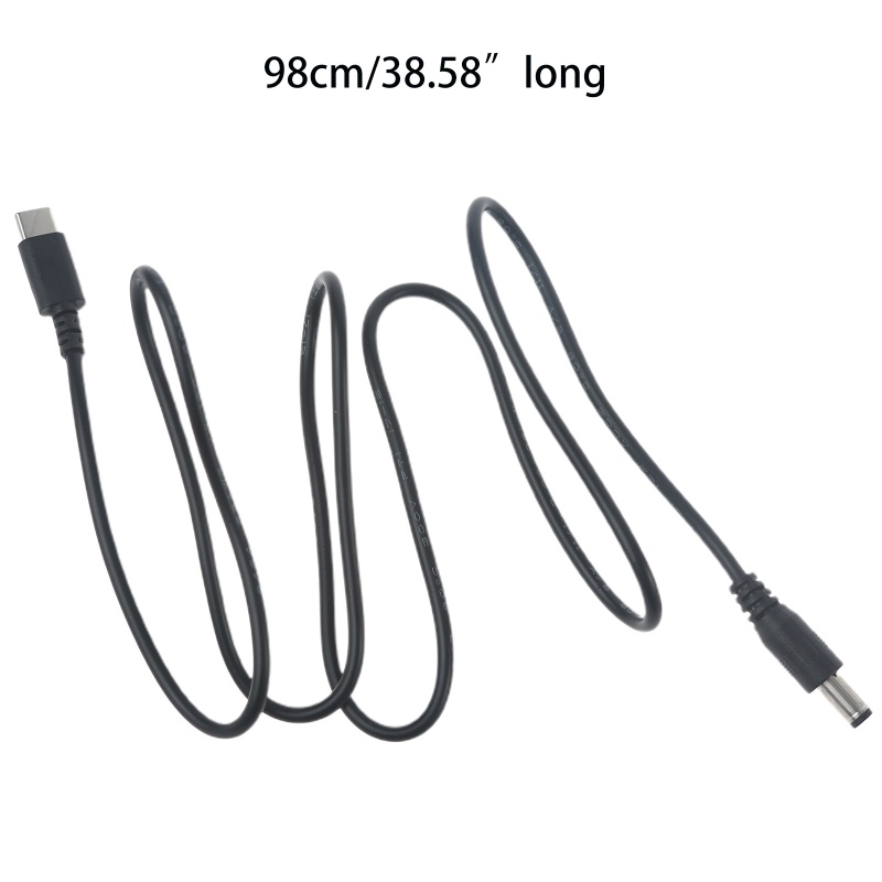 Cre Kabel Converter Universal USB C Type-C PD to 12V 5.5x2.1mm Untuk Kipas Angin Lampu Meja Router Modem Notebook Komputer LED Lig